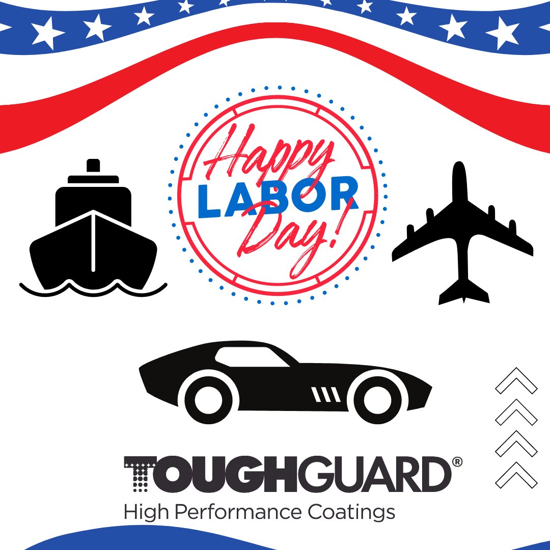 ToughguardL's tweet photo. Happy Labor Day! If your vehicle is protected with ToughGuard, you can enjoy a more beautiful vehicle with less labor this year. ✈️ ⛴ 🏎 💕

#paintprotection #toughguard #laborday #labordayweekend #happylaborday #summer https://t.co/CFIadiUDyq