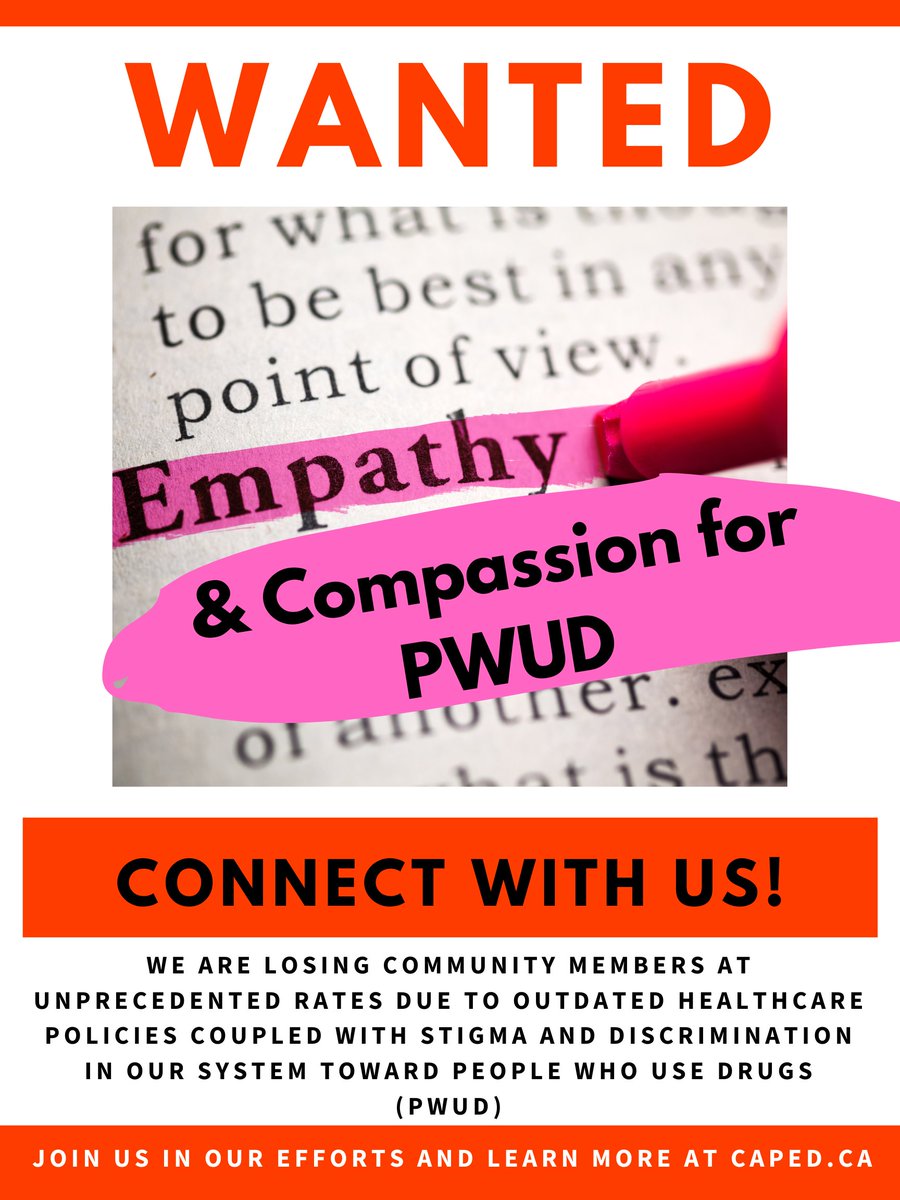 Many people who use drugs in our community are hesitant to seek healthcare services when they fall ill because they are fearful of the stigma and discrimination they will face at the hospital. Healthcare professionals are known to blame PWUD for getting infections ...cont.