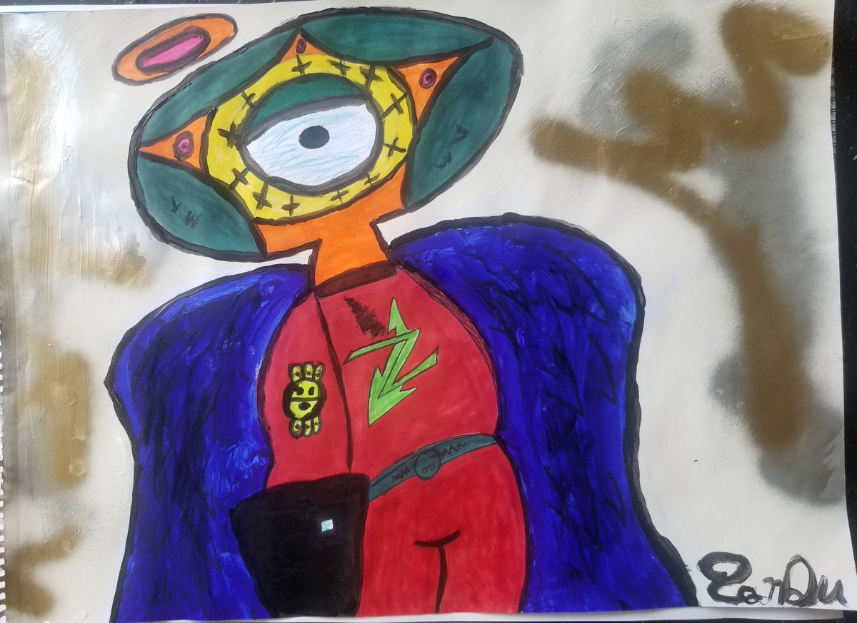 DonZandunga's tweet photo. #Original #NFTdrops #NFTartist #Zandunga #NFTCommmunity #nftlover @yuser #digitalart #Nfts #crayola #acrilic #magicmarker https://t.co/afNhzFs3lJ