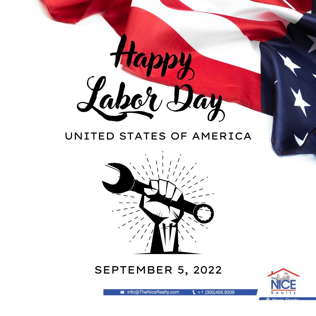 TheNiceRealty's tweet photo. Happy Labor Day everyone 🛠🇺🇸
#LaborDay #MiamiBeach #realtorlife https://t.co/N6JkuQPczZ