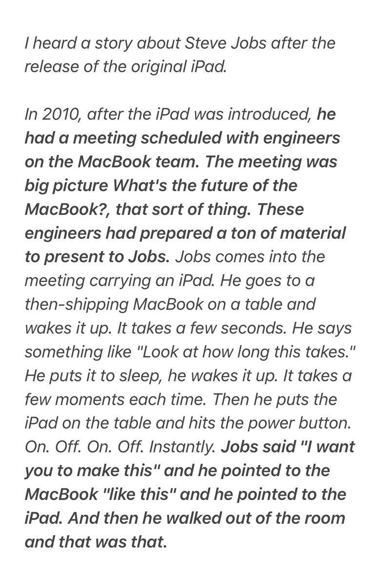 FoundersPodcast's tweet photo. Steve Jobs would always tell you *exactly* what he wanted to happen next: https://t.co/JI7bh1Tla1