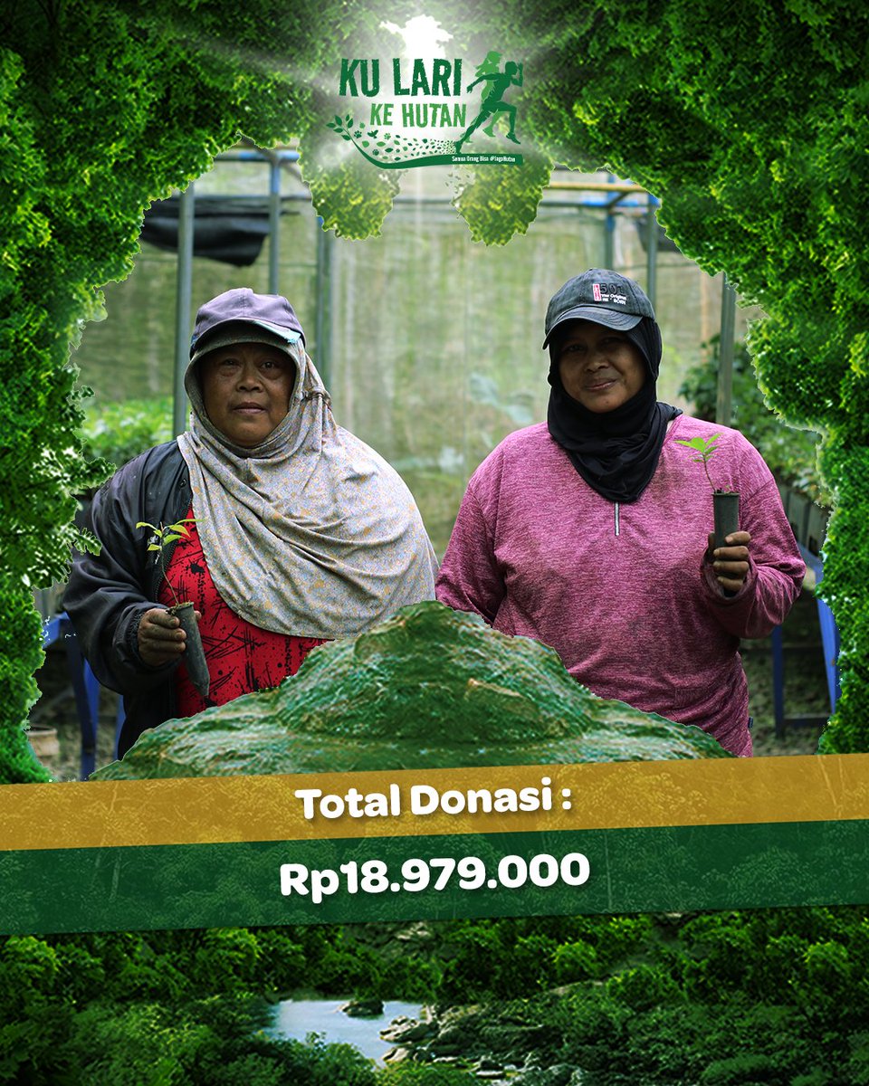 hutanituid's tweet photo. Terima Kasih Sahabat Hutan yang telah mendukung kampanye #JagaHutan melalui aktivitas berolahraga #KuLariKeHutan Virtual Run 2022!
Salam sehat untuk kita dan alam ππ³
#Report #HutanItuIndonesia #KuLariKeHutan #99VR #99VirtualRace #VirtualRun #VirtualRace #VirtualRide https://t.co/dSblcr8xYN