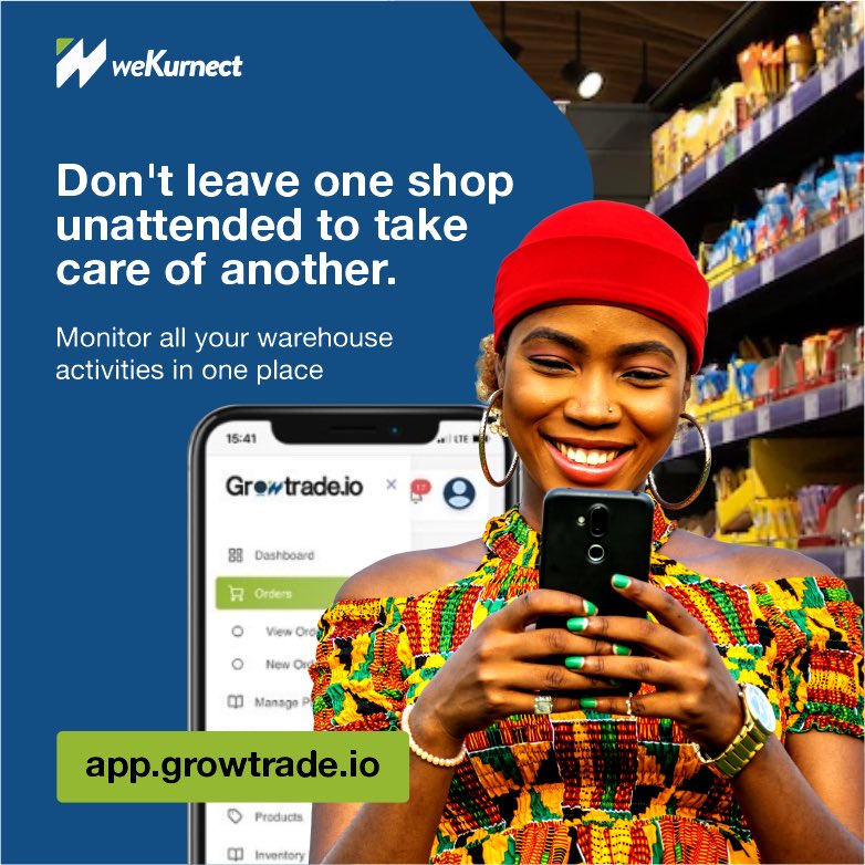 weKurnect's tweet photo. Imagine if you could view all the activities in all your shops, warehouses and branches all in one place. Growtrade offers you that. 
Our distributors can manage inventory, check orders and ensure all their operations are running smoothly. 

Get started https://t.co/kuNQFDJhfh https://t.co/LR29trmco4