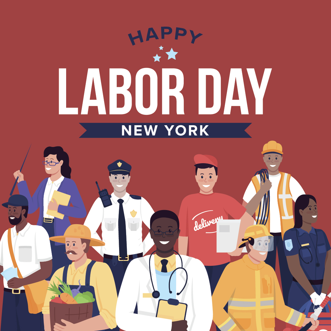NYGov's tweet photo. Today we celebrate New York workers and all their contributions to our great state. Happy #LaborDay, New York! https://t.co/MIhGAulud0