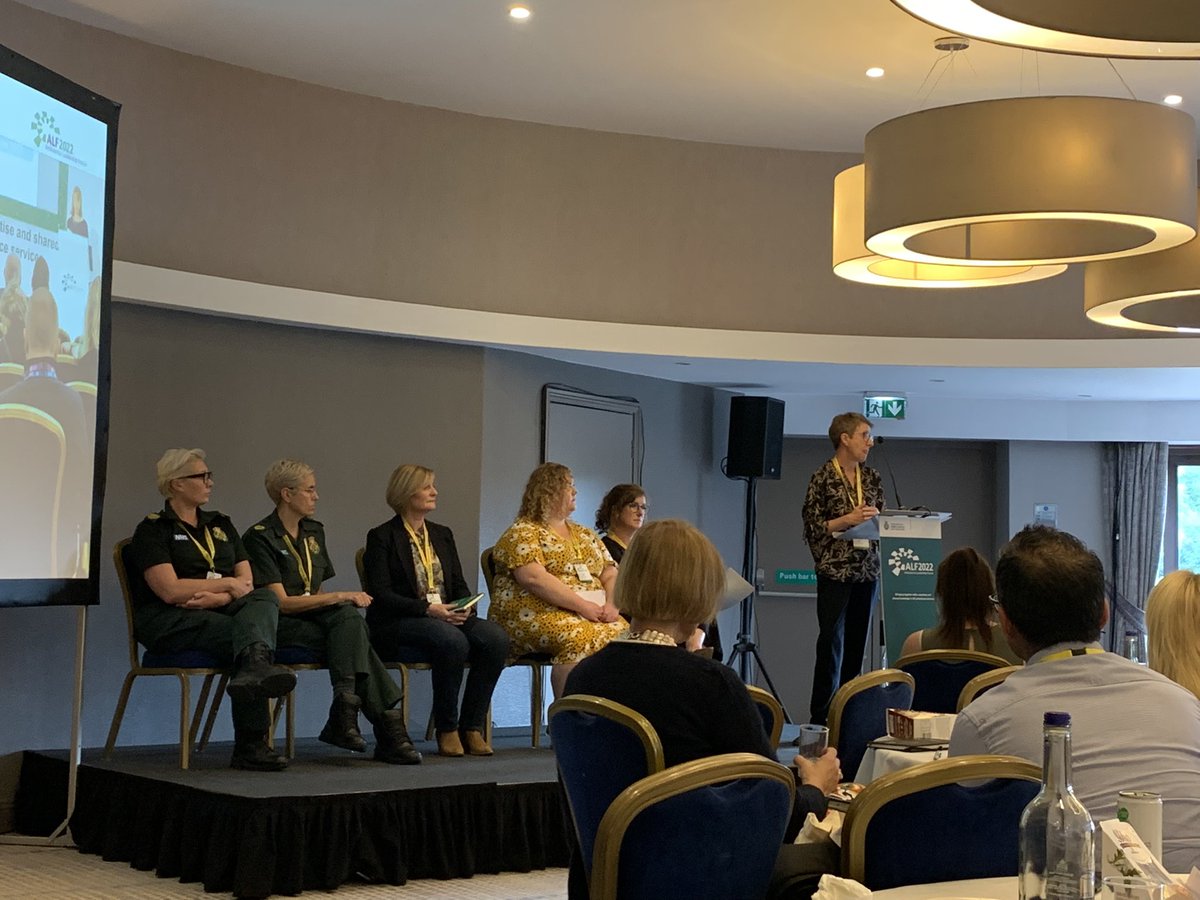 Here at ALF todays session Women in Leadership, NWAS team sharing views and best practice. Go NWAS!