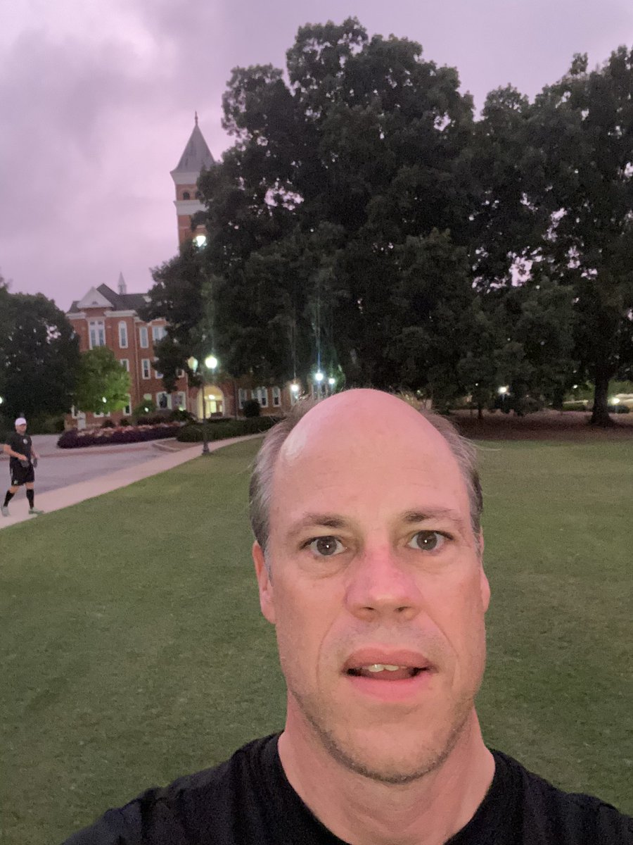 F3Atticus1's tweet photo. @F3Clemson and @ClemsonUniv thank you for the amazing hospitality! My new favorite AO when down range! TwistTie started college football weekend well! https://t.co/hg7JOz5Tkn