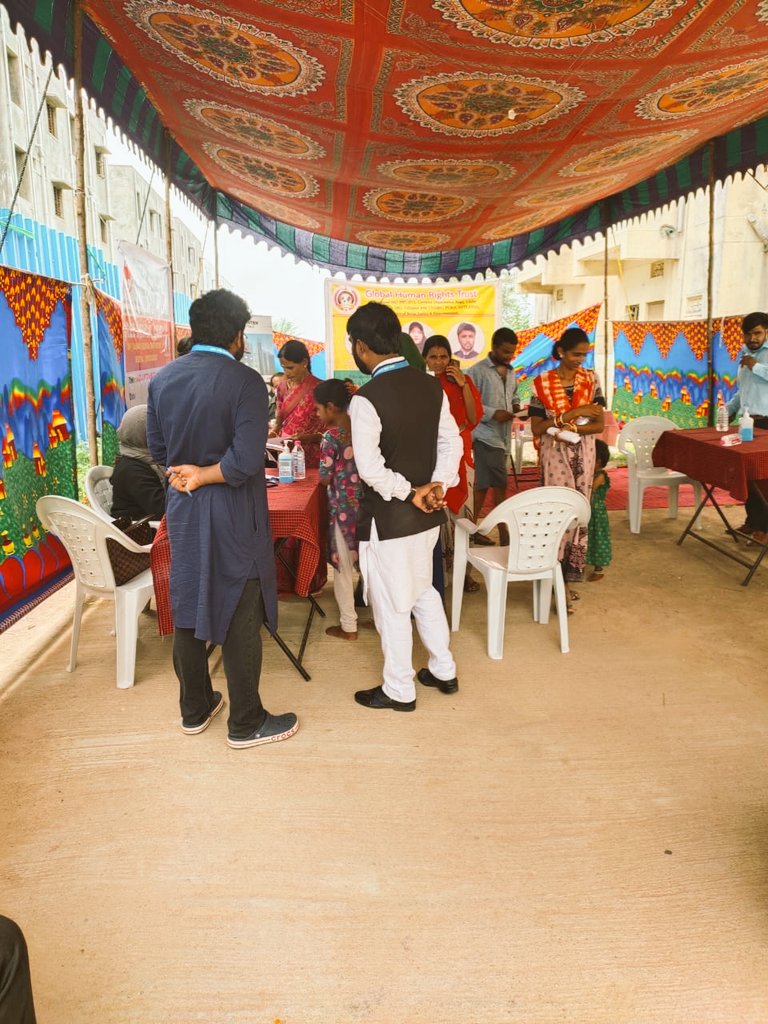 ghrt_India's tweet photo. Free medical camp was organised by @ghrt_India &amp; Telangana State President Mohd Shafi #GHRT in a poor slum locality on 4th Sep, There is no hospital medical facility nearby and the support of the locals was there to make this program a success.
@MahilaPresident @_OfficialShafi https://t.co/j1fQ11Gi58
