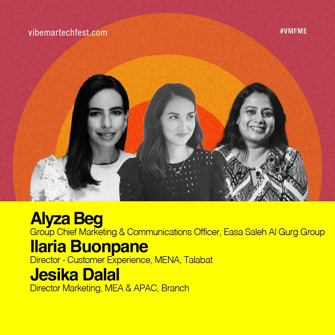 MartechVibe's tweet photo. Vibe Martech Fest - Middle East presents the influential 𝗪𝗼𝗺𝗲𝗻 𝗜𝗻 𝗠𝗮𝗿𝘁𝗲𝗰𝗵.

Get inspired by these power-packed women in the space as they share their journeys, challenges and experiences on the #VMFME stage.

Visit https://t.co/zVUcEAZFf4

#VMFME #martech #women https://t.co/km59AAuO66