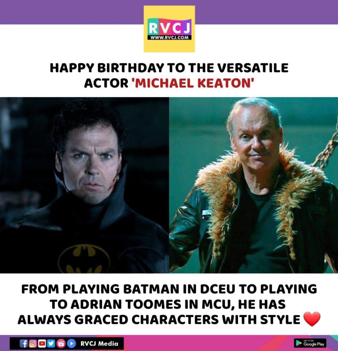 rvcjmovies's tweet photo. Happy Birthday @MichaelKeaton 

#michaelkeaton #batman #adriantoomes #dceu #mcu #hollywood #actor #rvcjmovies https://t.co/PUv9dj9zEd