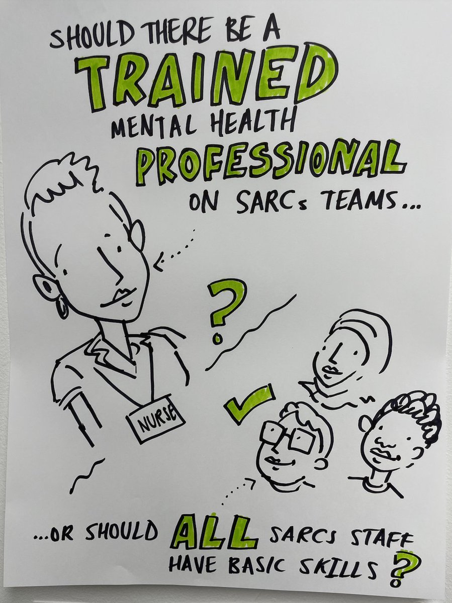 Mental_Elf's tweet photo. Should there be trained mental health professionals in SARC teams, or should all sexual assault referral centre staff have basic mental health skills? #MiMoSstudy https://t.co/D08RVcHHpS