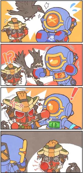 パスファインダーvsアルトゥル&amp;ブラハさん
#ApexLegends 
