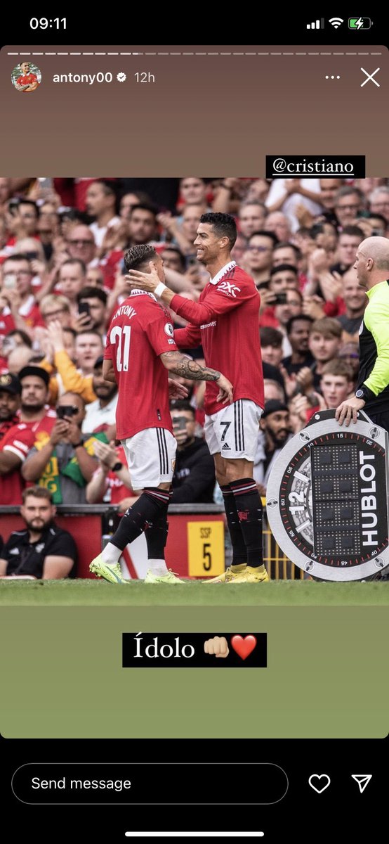 The CR7 Timeline. on Twitter "They all love him. The fans at Old