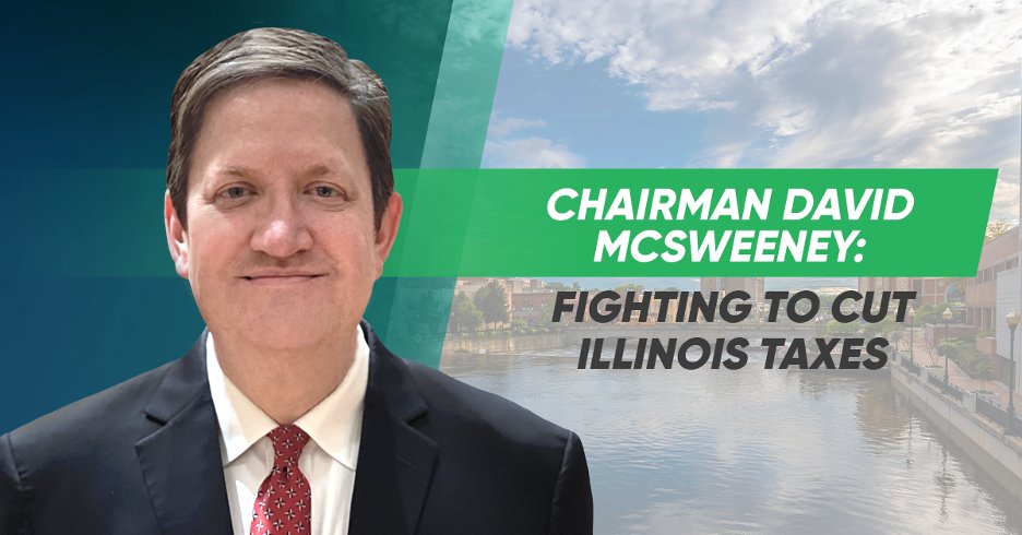CutILTaxesNow's tweet photo. Additional tax hikes would devastate the Illinois middle class. Do you agree with our Chairman @1980Reagan  that we need to CUT TAXES for Illinois families, not raise them? https://t.co/XtjoFpm12P