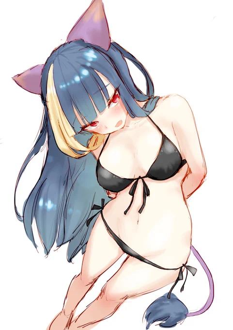 「・・・撫でて・・・?」#式姫お絵かき60分一本勝負 