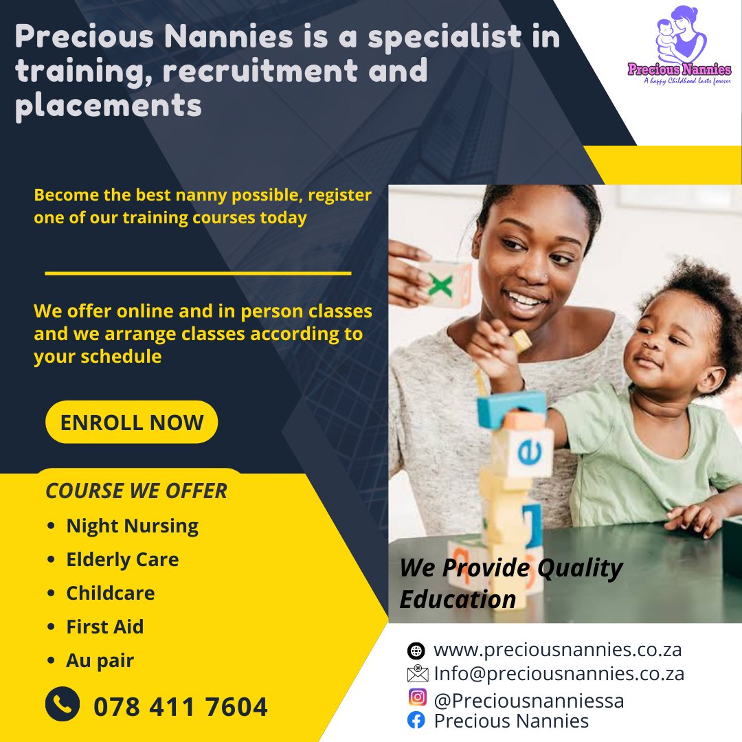 PreciousNannies's tweet photo. Our candidates have received some Training in any of the following Courses: Housekeeping, Childminding &amp; CPR and are fluent in English. They can help kids with homework too. they have been equipped with the sufficient skills to execute their duties efficiently
#SenzoMeyiwatrial https://t.co/2TVzFNNqpv