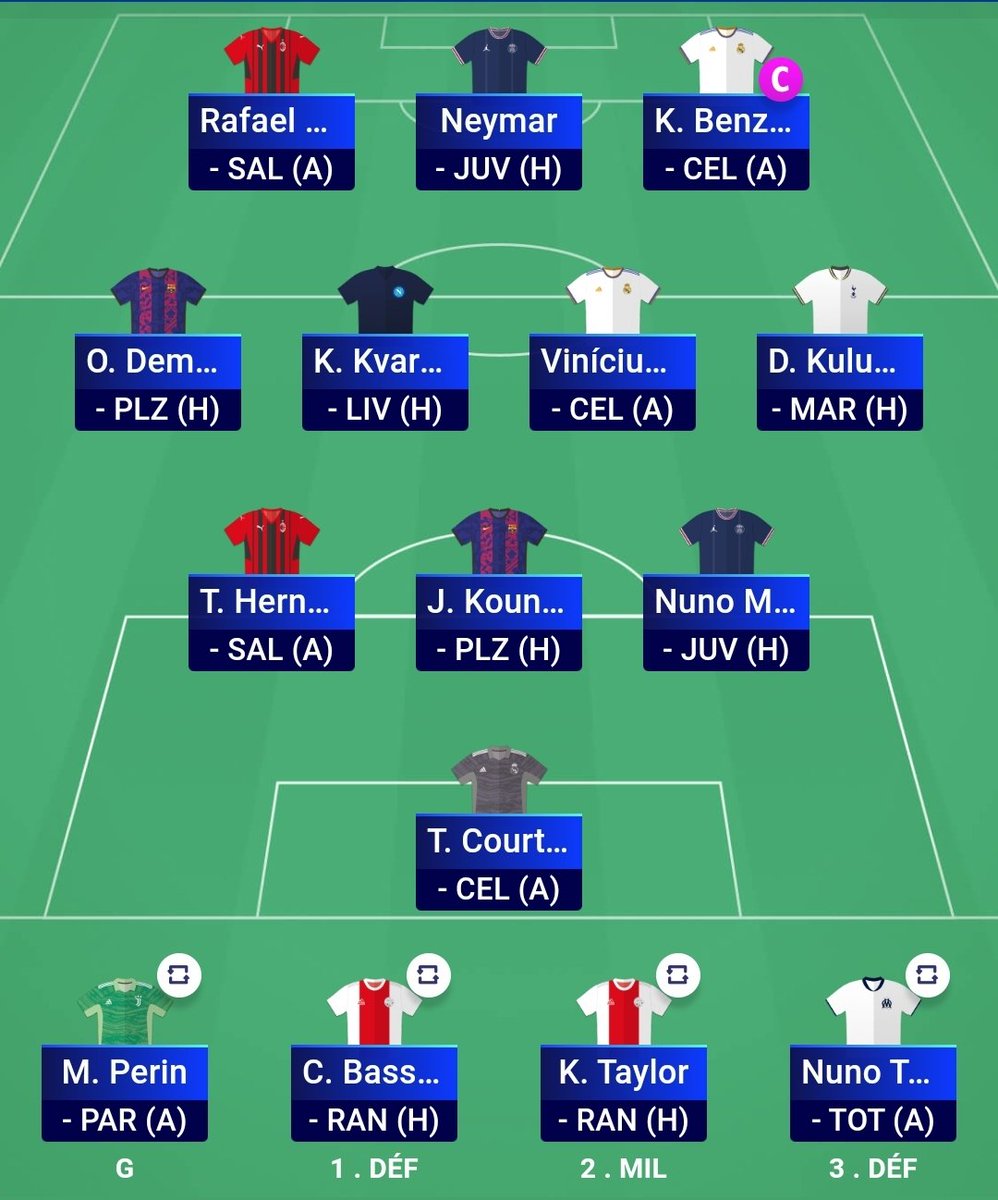 BenFPL9's tweet photo. Seems good
#UCLFantasy https://t.co/FUdgKN68jq