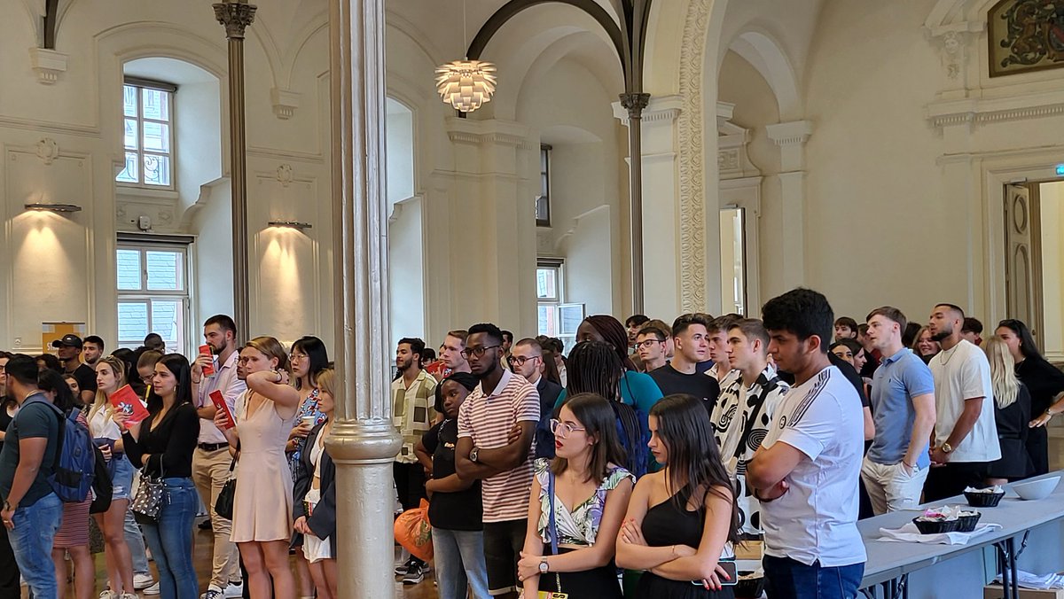 Cet après-midi, rentrée des PGE 2ème année <a href="/EMStrasbourg/">EM Strasbourg (FR)</a>. Toujours le même enthousiasme. Merci 🙏