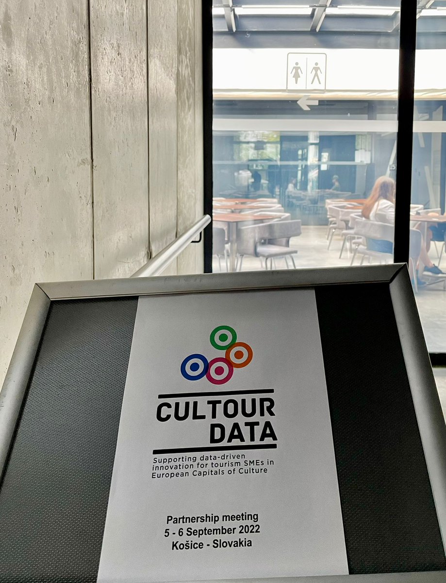 CulTour_capital's tweet photo. #CulTourData Košice , Slovakia! Working together on the present tasks, making present, past and future #ECoCs smarter, helping #tourismSMEs to use technology and data with the help of creative enterprises and data analysts! Great excitement and upcoming big news! https://t.co/6whduMj9yS