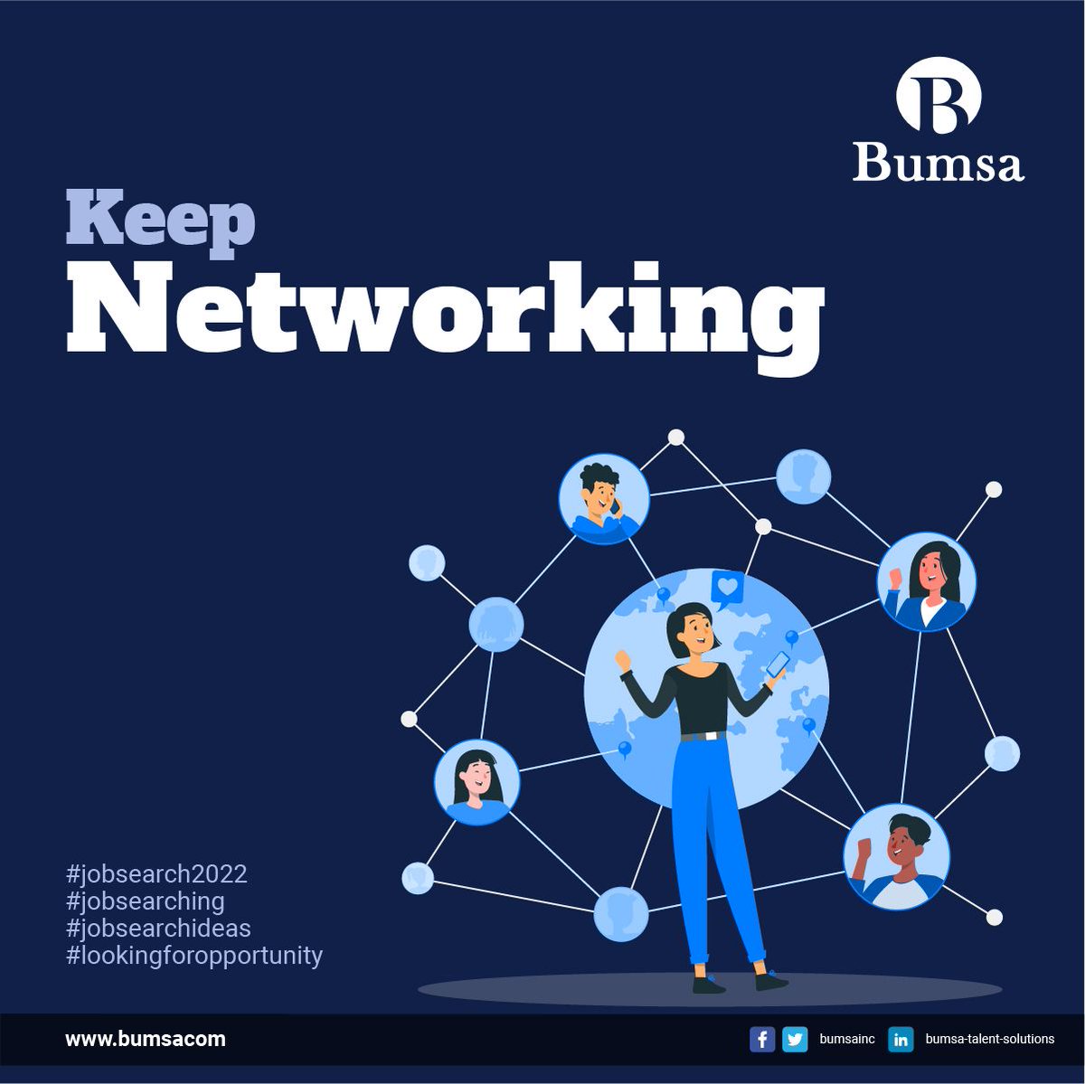 bumsainc's tweet photo. Networking can help you land that elusive job somewhere down the line. Your contacts are one of your best resources in that regard. 

#jobsearch2022 #jobsearching #jobsearchideas https://t.co/52PXkoENLm https://t.co/HgFzA7CBud