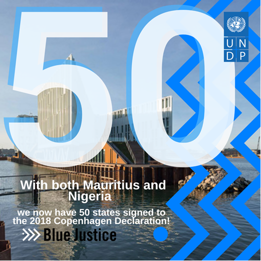 UNDPNorway's tweet photo. Nine states signed the Declaration in 2018 at the UN City, building awareness of crime in the fishing industry. 🐳

Now, 50 countries have signed the Declaration!🎉

Read more about the Declaration here 👇

https://t.co/wpv9GbRHUX https://t.co/PeWGUnbMkv