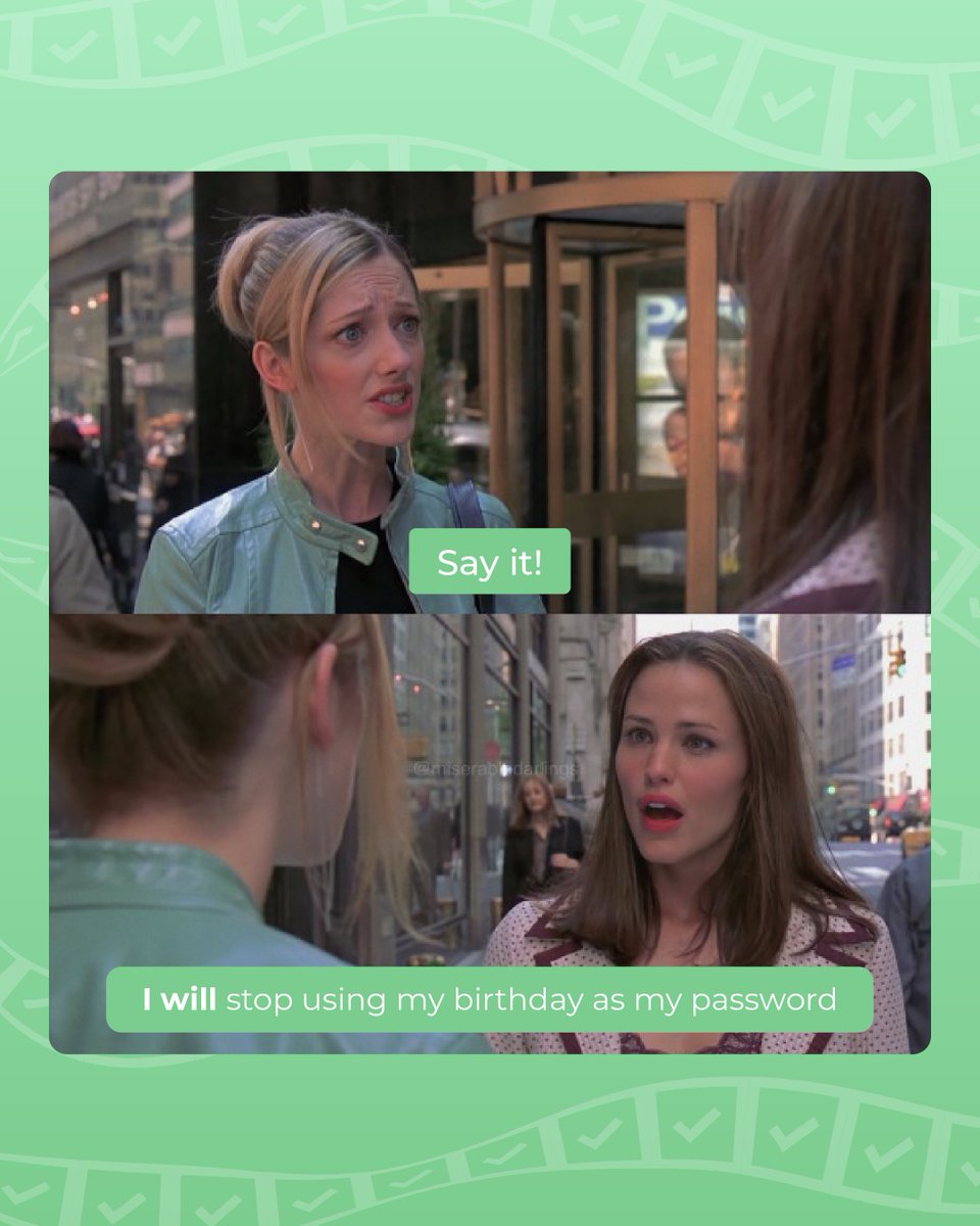 DataCaveApp's tweet photo. Say it with me:

I WILL stop using weak passwords for my accounts. IT'S NOT SAFE! ⚠️

With Instant Password Recall you don't have to use easy and guessable information as your passwords so you can remember them! 🧠

Keep it safe, in the Cave. https://t.co/Fy9OM8PNlo