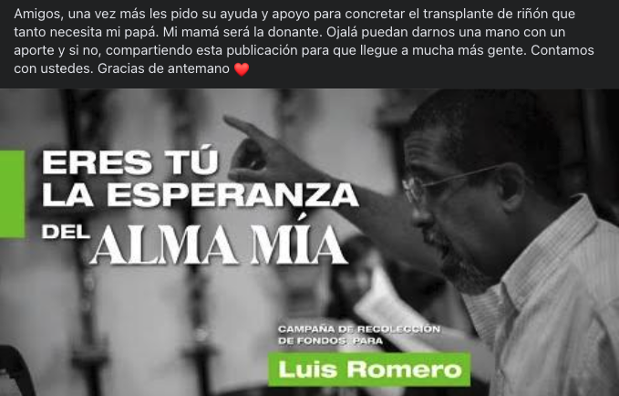vaniaceci's tweet photo. Acá les dejo el link de la campaña de Go Fund Me para la recolección de fondos para la operación de mi papá: https://t.co/vO8ieh456e https://t.co/Iatw6zCU4X