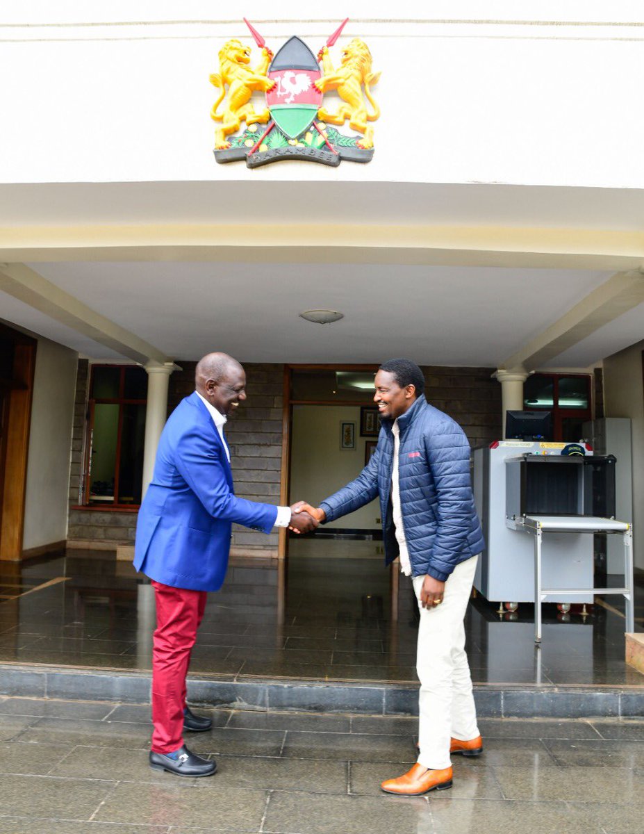 Hon_Kiunjuri's tweet photo. And it has come to pass - once again congratulations to you, President-Elect @WilliamsRuto As you once said, mambo nikujipanga. Your prowess at it is undoubtably good. God's guidance going forward. https://t.co/OERIMRj8Hw