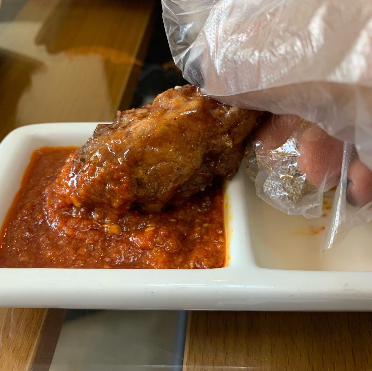 The_Grill_House's tweet photo. Just wing it!😉with our
saucy chicken wings that go with
everything, fries, salad……you name it 😋 https://t.co/e6SmB0ZqrD