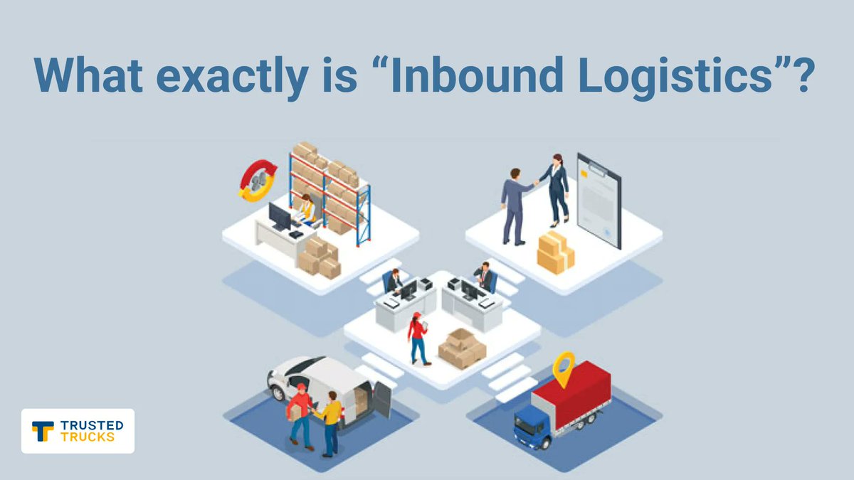 TrustedTrucks's tweet photo. Inbound logistics is transporting goods to a company and storing them.

The obtainment of raw materials, machine tools and components, office supplies, etc generally falls  under inbound logistics.

Read more about inbound logistics here 👉🏼falls  https://t.co/1Z7GOFZ5AE https://t.co/BCUdlSsjnd