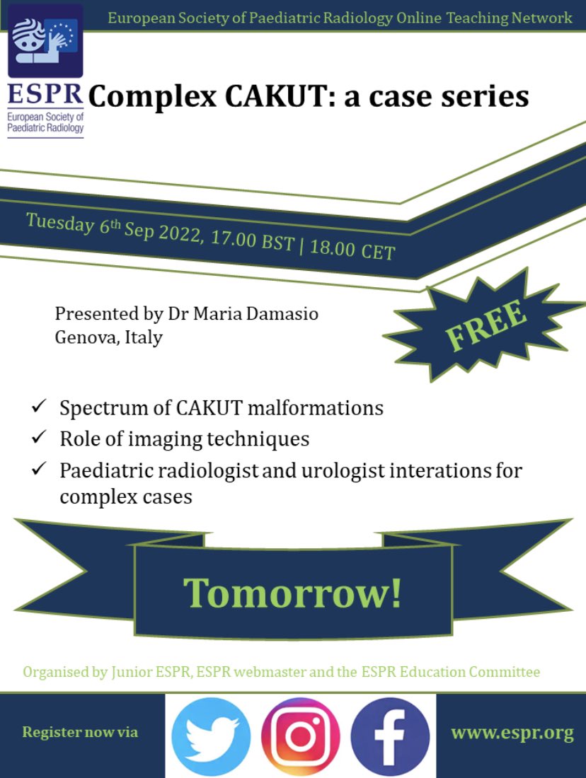 European Society of Paediatric Radiology - jESPeR tweet media