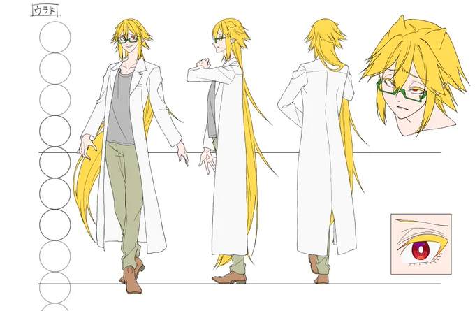 ホンネ、ホンショウ、ウラド、イクミの三面図～#鏡面の魔界 