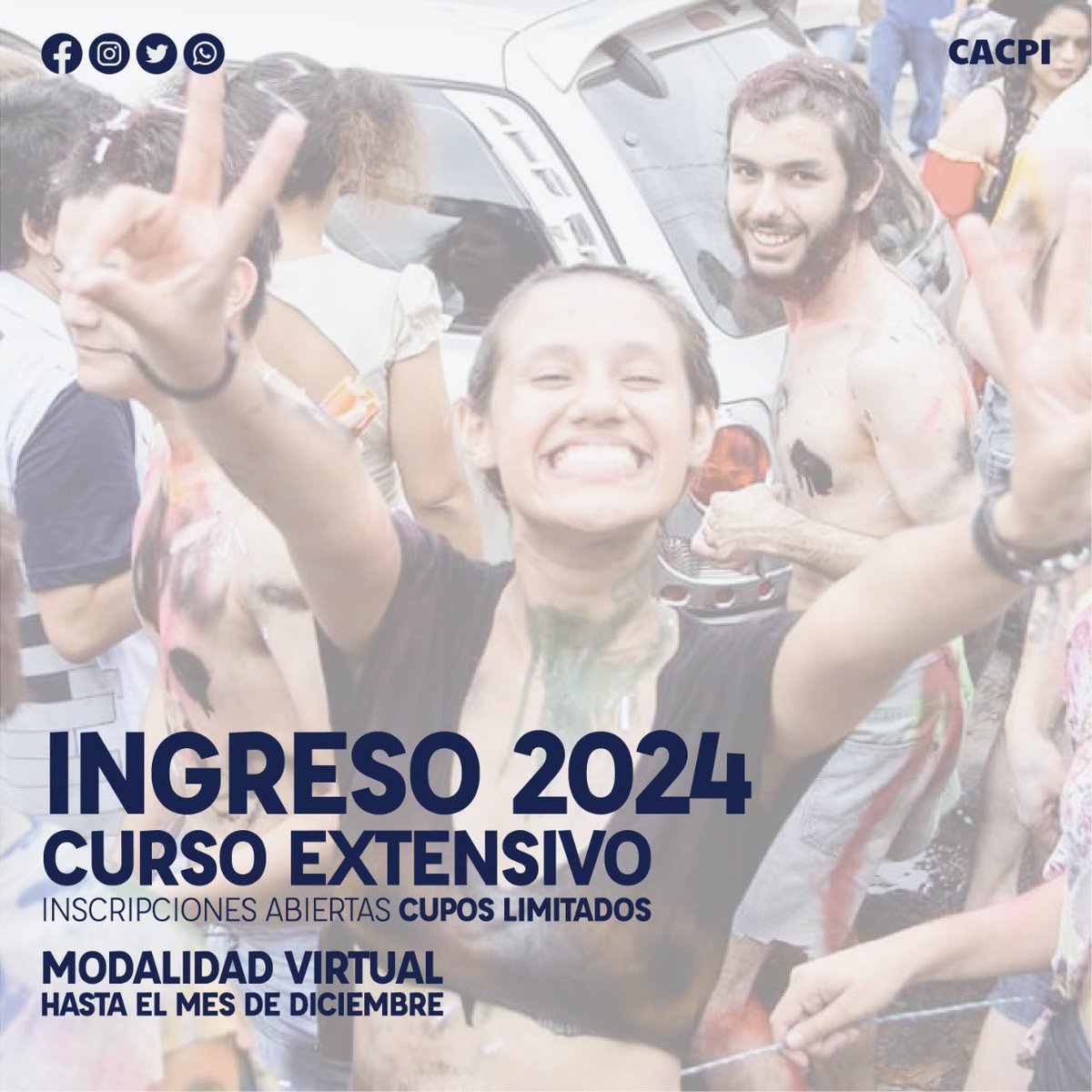 Cacpi_cem's tweet photo. ¿QUERES INGRESAR A MEDICINA EN LA UNA ?

‼️El CACPI es tu mejor opción, no desaproveches esta oportunidad y unite a nosotros.

Abrimos un nuevo curso extensivo con miras al ingreso 2024, el mismo será de modalidad virtual hasta el mes de diciembre. https://t.co/iskBNIqmoU