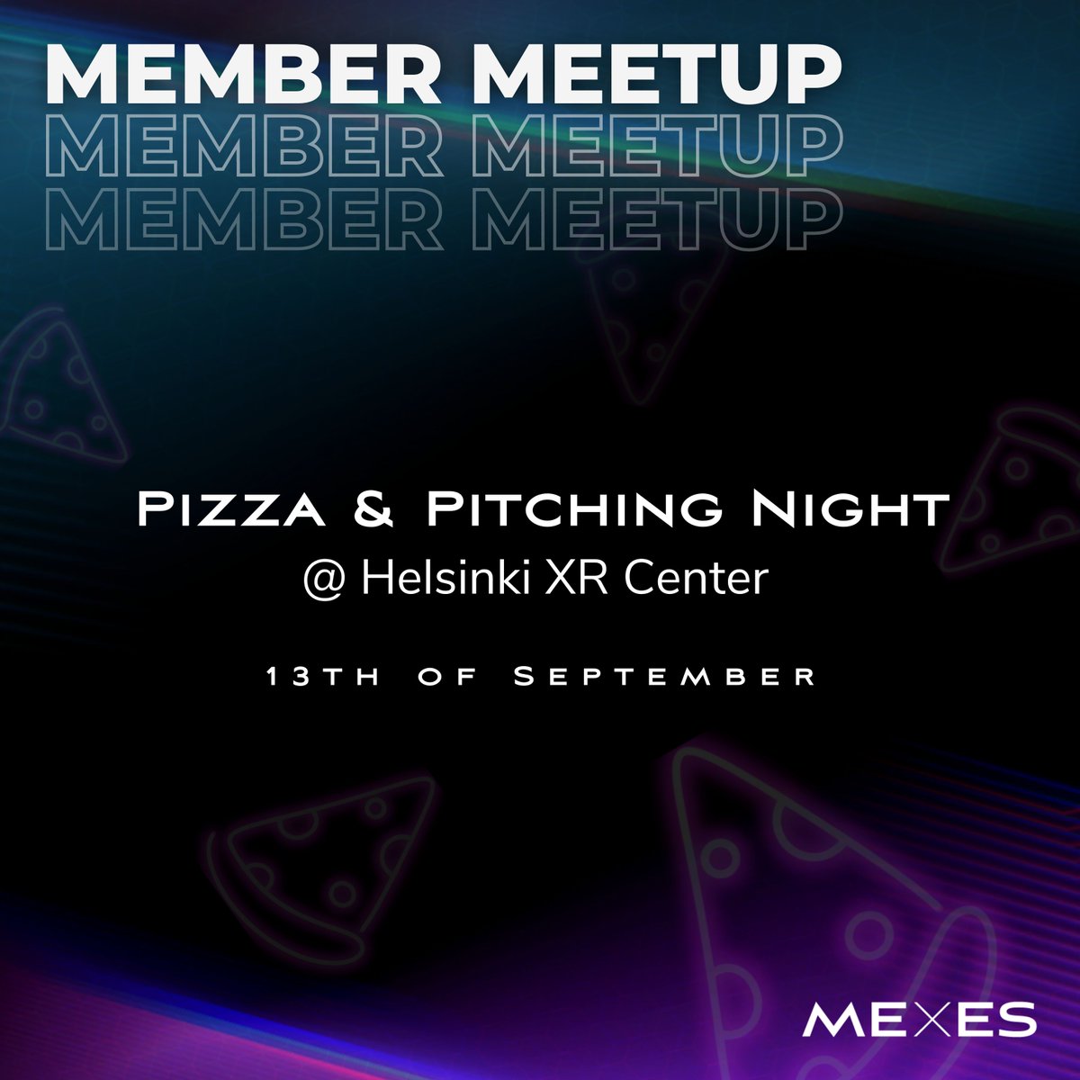 In the mood for Pizza &amp; Pitching Night on 13.9.?✨ 

Come enjoy our event filled with pizza, good company and a useful pitching workshop. 

You must be a member to join. 

More details and sign-up: kide.app/events/739f5dc…
Membership: kide.app/memberships/b5…

#pitching #workshop