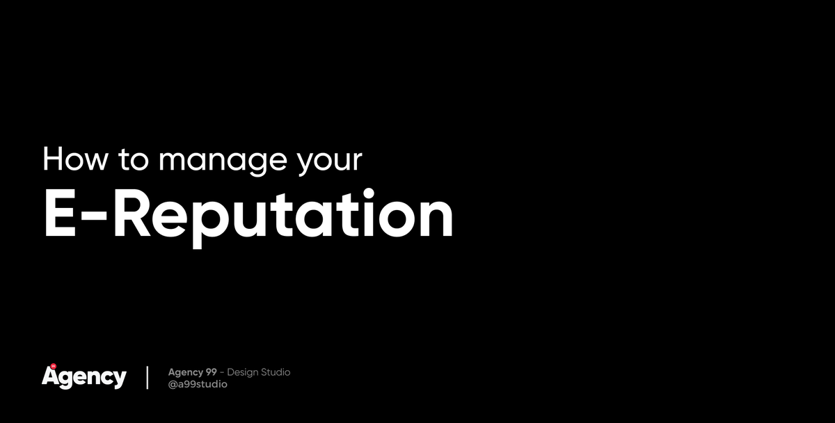 a99Studio's tweet photo. Managing your #E_Reputation is not easy, but it is important ❗️

There are many things you can do to make sure that what people see on the #internet about you is accurate, and also to make sure that your #digital footprint is in line with who you are. https://t.co/C4cvbTgCIo