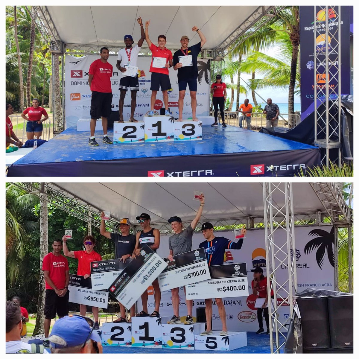 Ecuador 🇪🇨  again in the podium of Xterra Dominican Republic 2022.
🥇Milton Vega Full Triathlon 
4️⃣ Rodrigo Vega Elite Xterra Triathlon
<a href="/XTERRAplanet/">XTERRA</a> <a href="/triatloneq/">TRIATLON EQ</a>