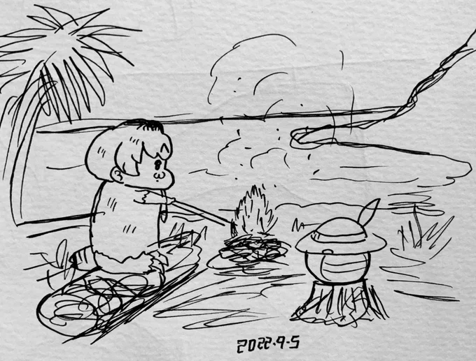 飛行機事故により絶海の孤島でサバイバルをする事になったサーバルちゃん 