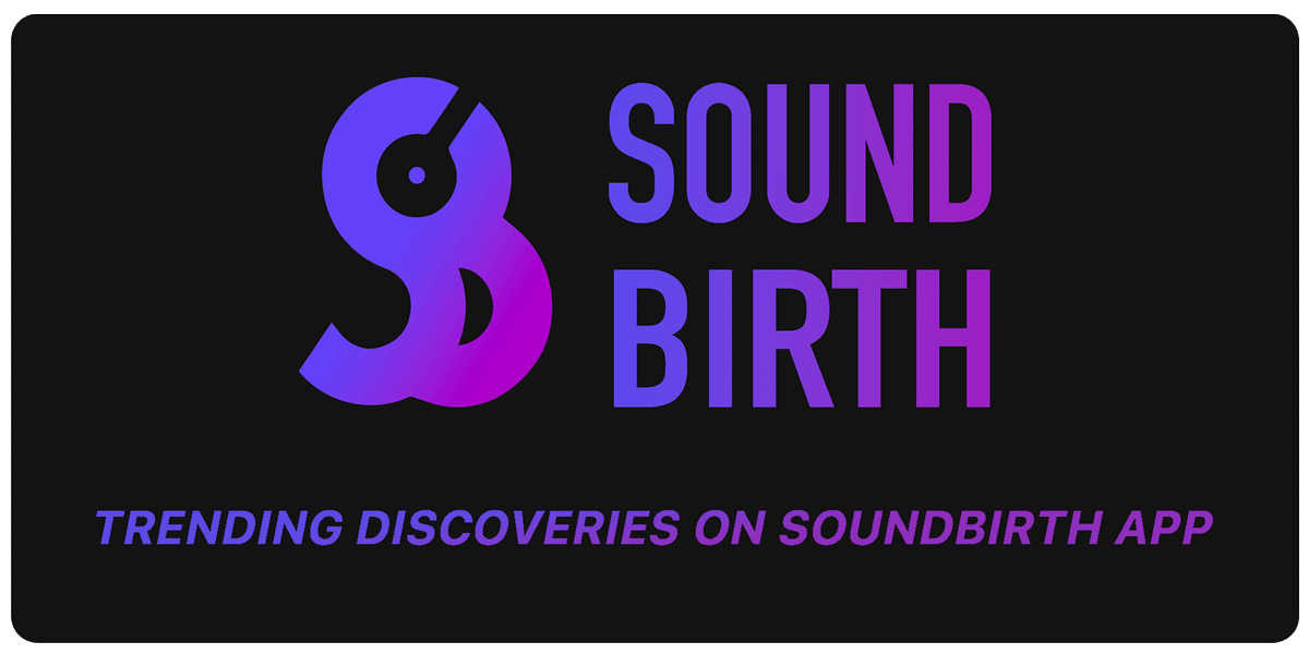 SoundBirthApp's tweet photo. ⚜️Monday Top Trending Discoveries // 22-09-05⚜️

@mmastecki
Sumith J
YSL Izzy
MURDERovCROWS
Big Lukas
@shaimakehits
@FMP41418823
@TalibanHurt
@GhostULIILI
DJ Draven

Congrats guys!

——

Download the app here👇
https://t.co/hkGauDSyAL

#soundbirth #soundbirthapp https://t.co/gpvG0OTMJo