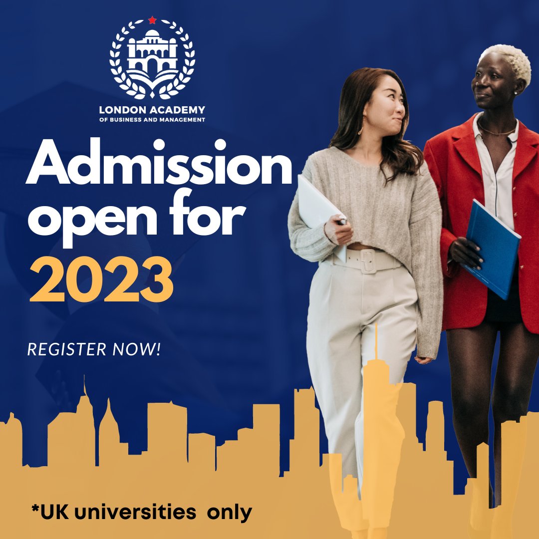 LondonAcademyBM's tweet image. Which universities are still open for applications for 2023 in UK?

Contact LABM be surprised which will help you to get into UK universities and also offers online course who can't come to the UK.
.
.
.
.
.
#LABM #distancelearning #success #education #admissions2023 #admissions