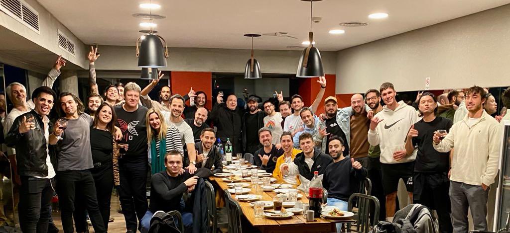 Diego_Torres_'s tweet image. Tremendo #SideEvent luego de dos días de #CardanoHackathon! Gracias a @mayz.protocol @nftranscendence y @qfedesq que organizaron!! Estuvimos casi todos!Menciono solo algunos:@indi_gital @WarroZenMusic @LarsBrunjes @LucasMacchia2 @alexchain79 @anetaBTC @jmcpippo @germankuber