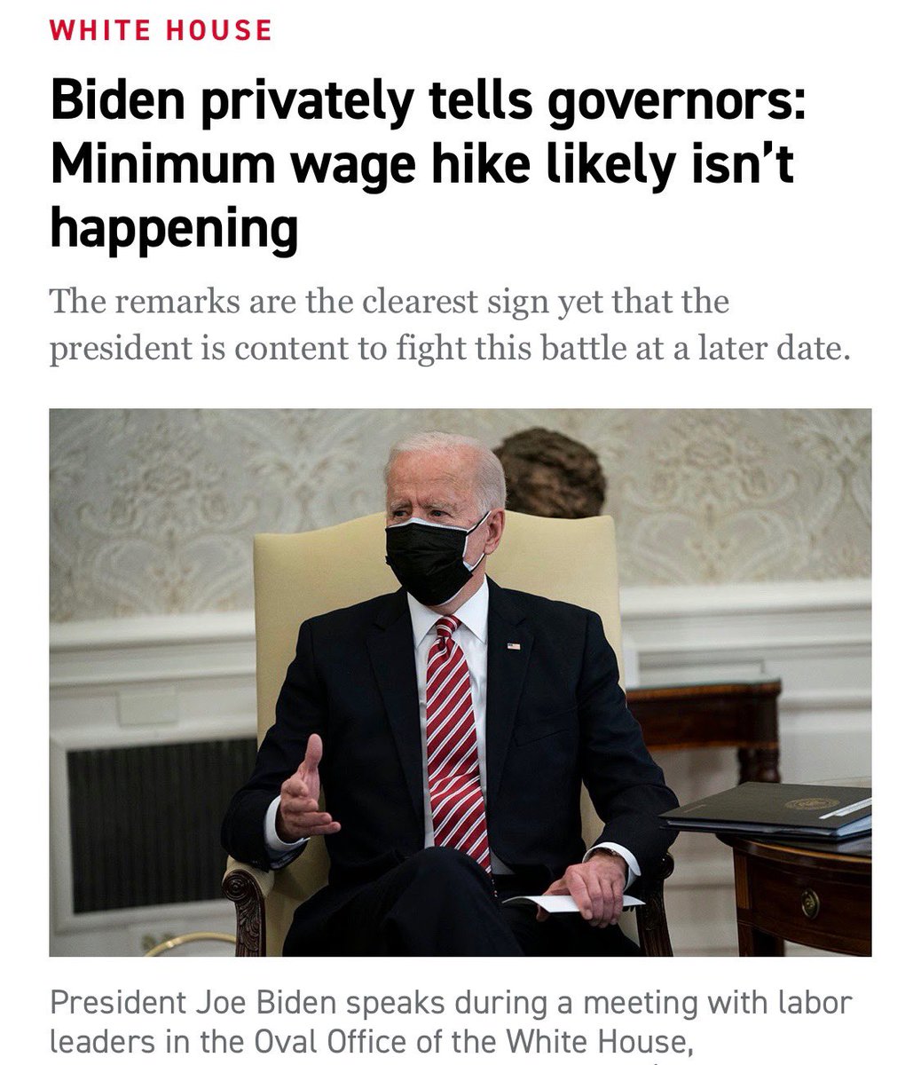 PushDemsLeft's tweet photo. Happy #LaborDay!

Biden lied about raising wages. Instead he’s using a Trump ally to lower them. https://t.co/i9wPuAmFjP