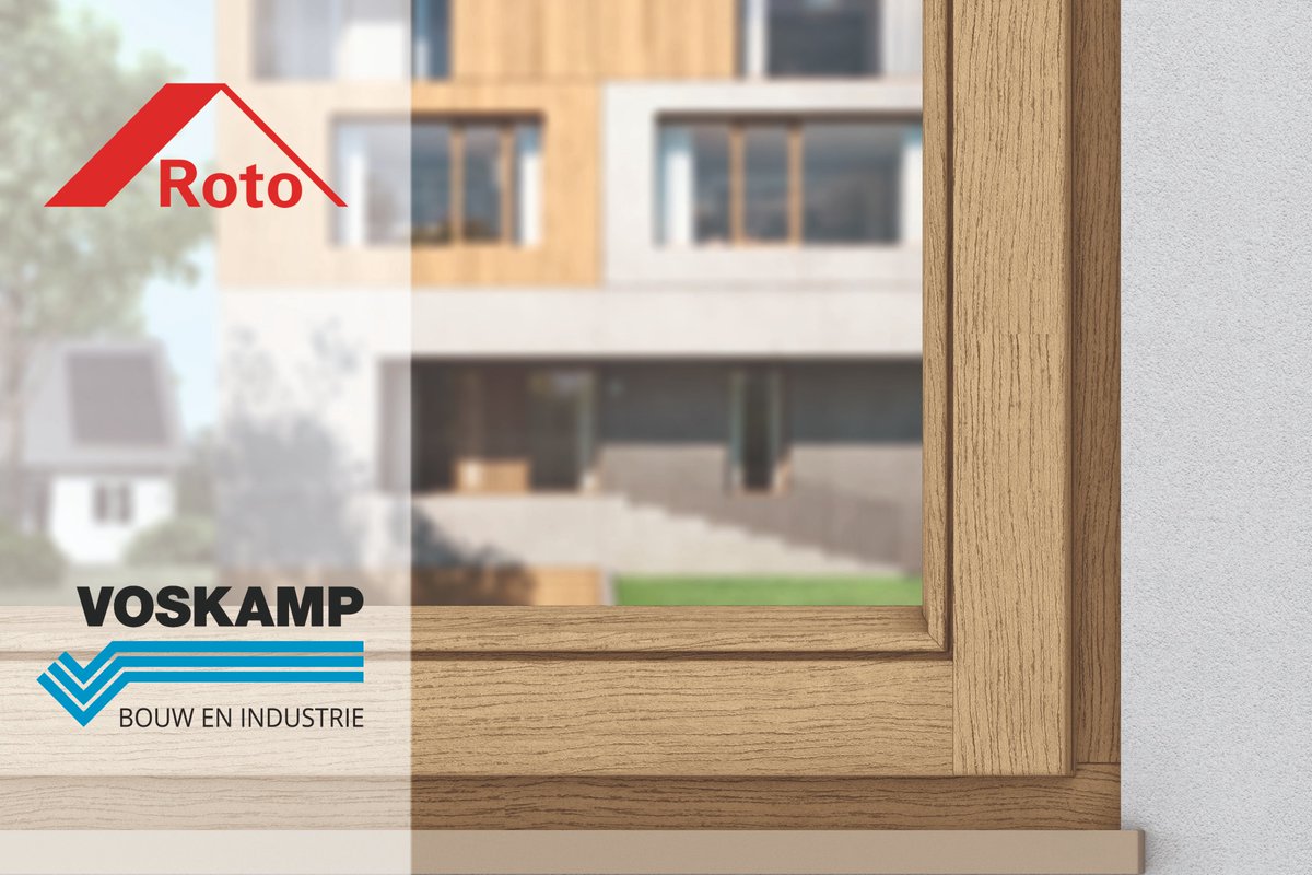 Nu verkrijgbaar bij Voskamp: Roto NX Designo. Het allernieuwste Roto draai-kiepbeslag met verdekte scharnieren. 
Meer info: bit.ly/3cQt1O7