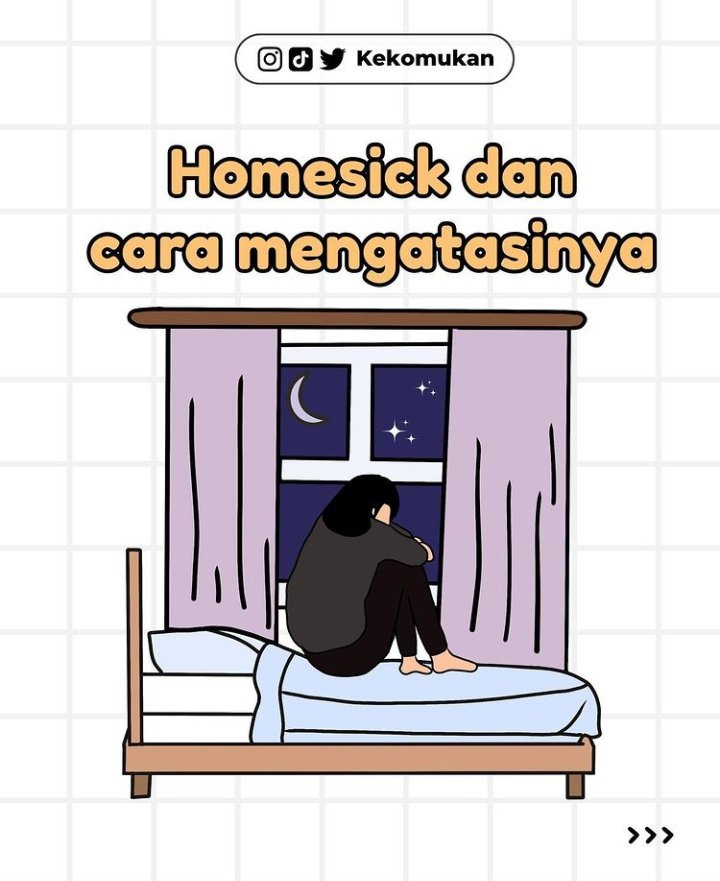 kekomukan's tweet photo. tag teman kamu yang sering homesick👇
#anakkost #homesick #tipsanakkost #kekomukan https://t.co/pnjgI4VvQy