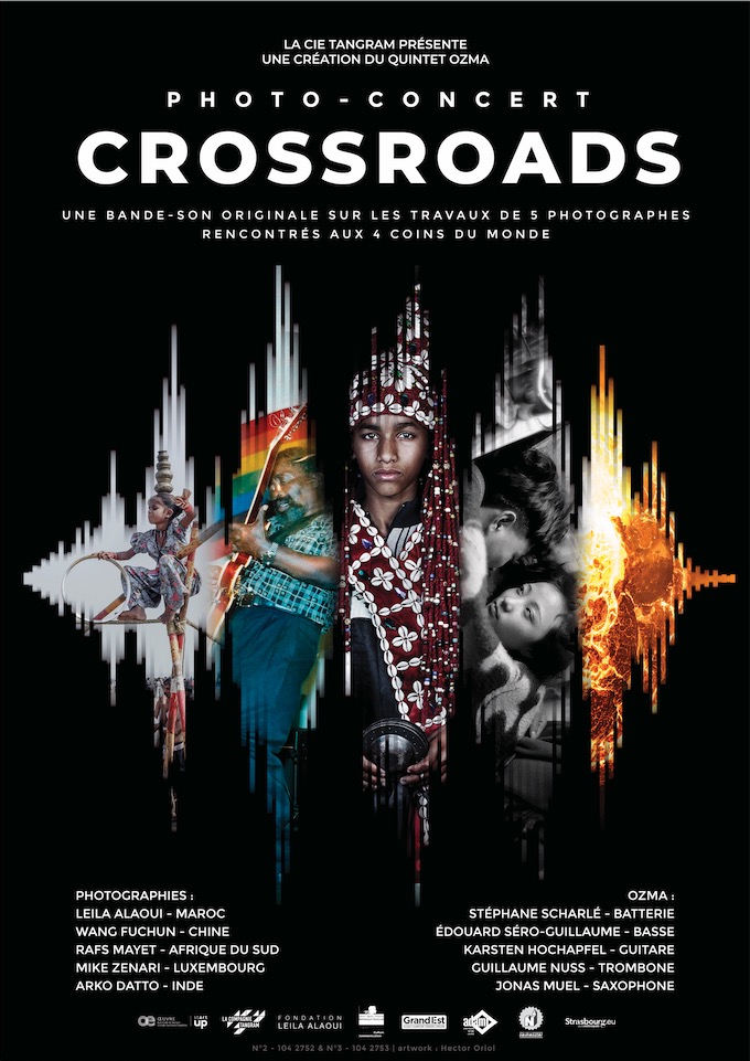 ozmajazz's tweet photo. ⭕ RETROZMA // 2019 ⭕

En 2019, @neimenster accueille OZMA pour la création du photo-concert "CROSSROADS " partie 2. 

📸Photographes
Leila Alaoui (Maroc), Wang Fuchun (Chine), Rafs Mayet (Afrique du Sud), Mike Zenari (Luxembourg), Arko Datto (Inde). 

#ozmajazz #ozma20years https://t.co/xl1Zj8ZnIk