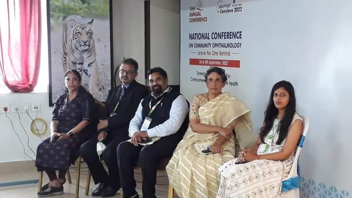 SAKSHAM4Divyang's tweet photo. #SAKSHAM National Joint Secretary Dr Santosh Kumar presented on "Skilling for scaling up eye care at all levels" in the National Conference on Community Ophthalmology, a program organized by #VISION2020 #PHFI and #SIGHTFIRST at Vidya sagar oswal Eye Hospital, Jalpaiguri. https://t.co/bzSwacaL0i