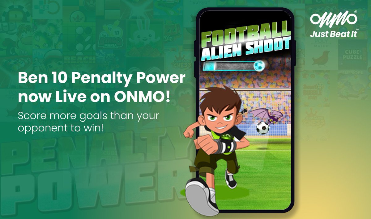 onmoplus's tweet photo. Bringing to you #Ben10 with 2 games on #ONMO from the house of #CartoonNetwork. Stop everything and play these on https://t.co/jxkfIDgdRj

✅ 1000+ Casual Game Moments
✅ Compete with Friends
✅ No Downloads
 
#NewOnONMO #JustBeatIt #MobileGaming #TopMobileGames #NoDownloads https://t.co/TQBukjSfUc