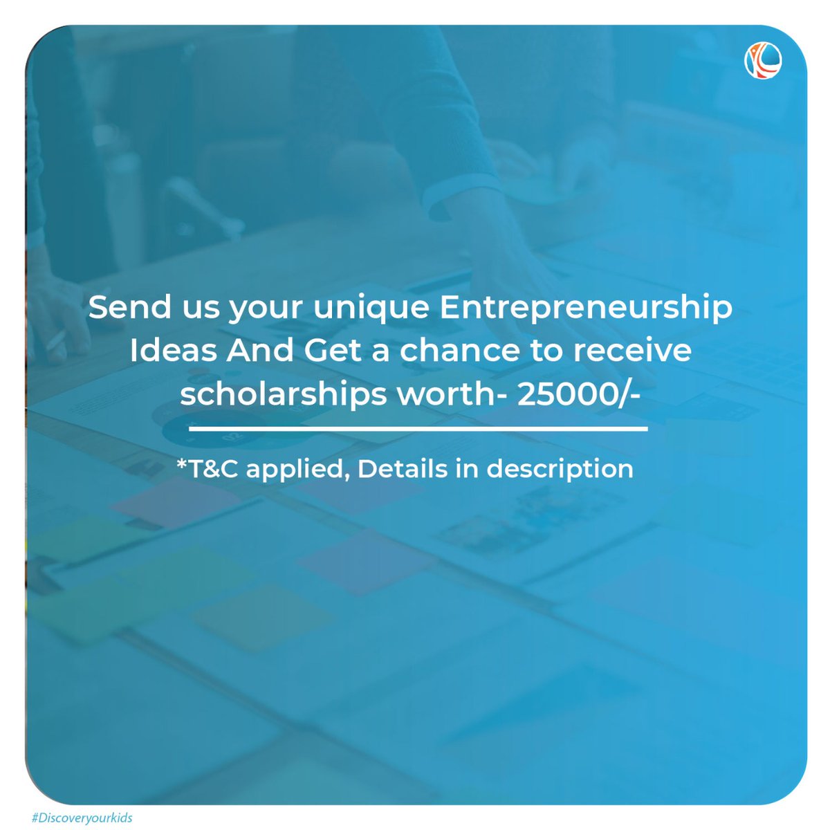 KidsChaupal's tweet photo. We are proud to join forces with
School Sharks for promotion of Entrepreneurship.
Mail us your entries at marketing@kidschaupal.com.
Age Group: 14-18 years
T&C Apply
#schoolsharks #kidschaupal #sharktank #education
#learning
#discoveryourkids
#skilldevelopment https://t.co/Q3q29lX6YI