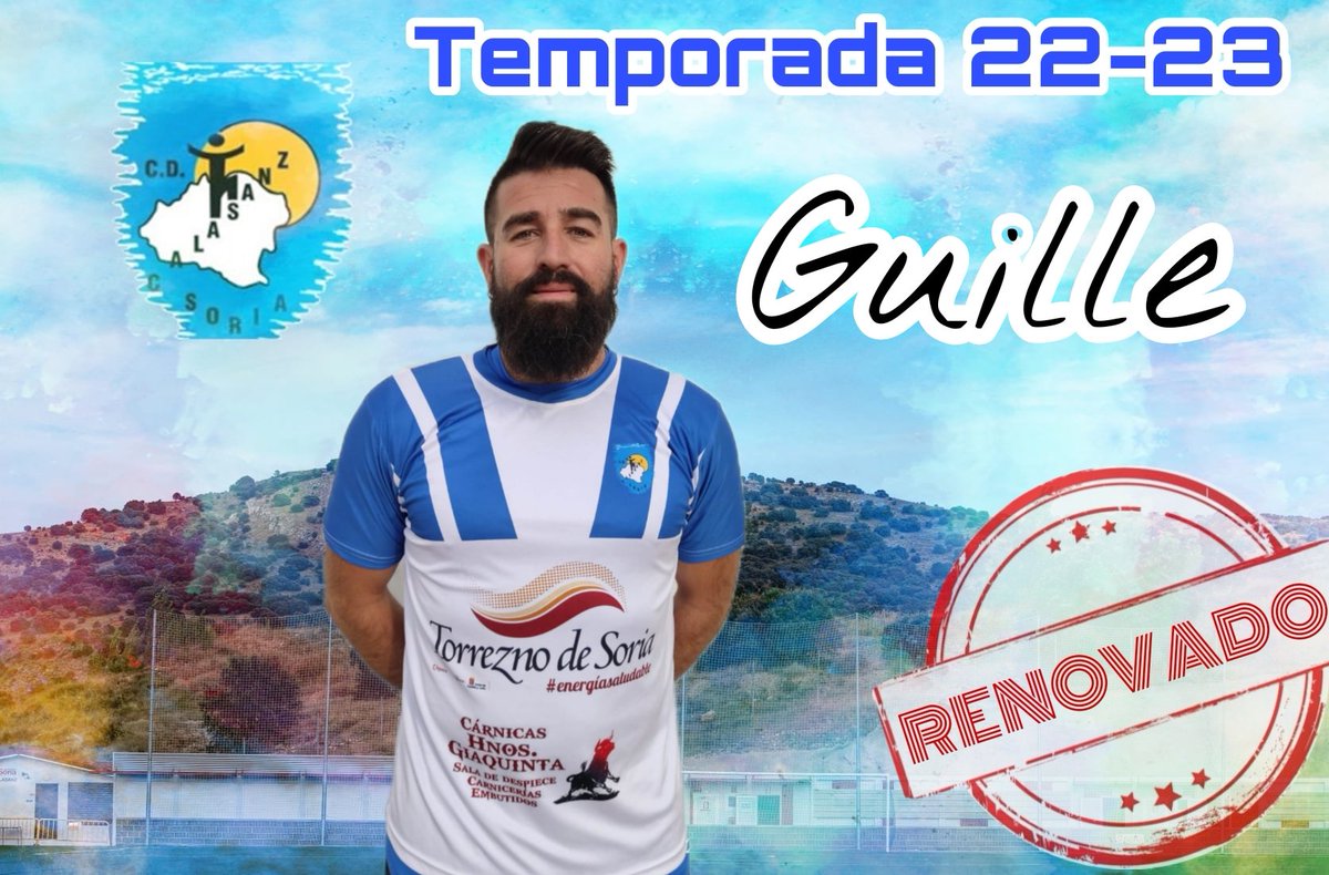 calasanzsoria's tweet photo. 🔊 RENOVACIÓN 🔊

💙🤍 Nuestro delantero Guillermo seguirá haciendo goles en el Calan después de su primera temporada de "adaptación" con 12 goles y múltiples asistencias. Todo un lujo para nuestro ataque ⚔️🔝💙🤍

#FamiliaCalasanz
#GoCalan https://t.co/Ih11R7S15U