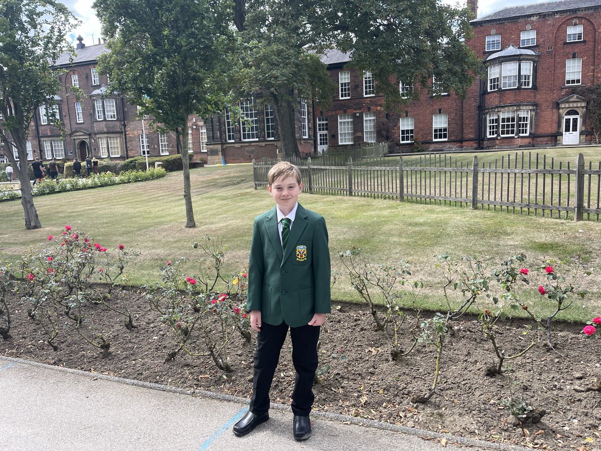 angiecockell's tweet photo. Thomas started his new journey today at senior school!  So proud of our boy, growing into a young man! https://t.co/li3um10MH3