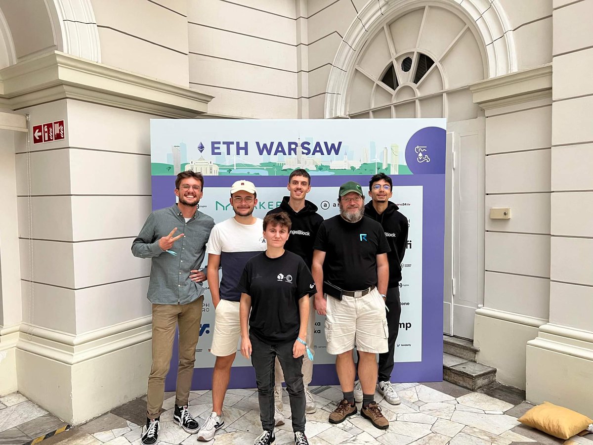 <a href="/ETHWarsaw/">ETHWarsaw 🧜‍♀️🇵🇱</a> was absolute fire, thank you for this event!

Big shout-out to the team <a href="/crocovivant/">mathblock</a> @Maxime_D9
<a href="/SDaviaud/">Suzy Daviaud</a> <a href="/boutellier_yves/">Yves</a> and to <a href="/bjuglas/">Bertrand Juglas.eth/.lens (🏔🌊)</a> for the real help 🔥

Big thank you to <a href="/PadawanDAO/">PadawanDAO</a> for the sponsorship!

And it was really nice meeting you <a href="/_dashanikolaeva/">Dasha🦄</a>