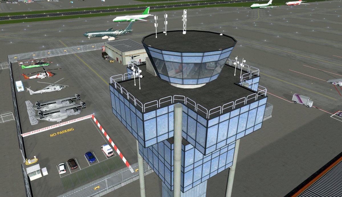 luminou_cs's tweet photo. Available in #CitiesSkylines workshop, "GVA Control Tower" from #Geneva  ... have fun in game ! (DLC "Airport" required) #citybuilder #colossalorder #simulationgame #Airport #Switzerland  https://t.co/w9MsmjdW3P https://t.co/CevMwXdwb0